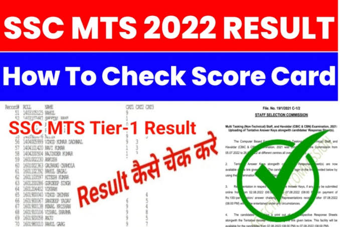 Ssc Mts Result 2022 declared