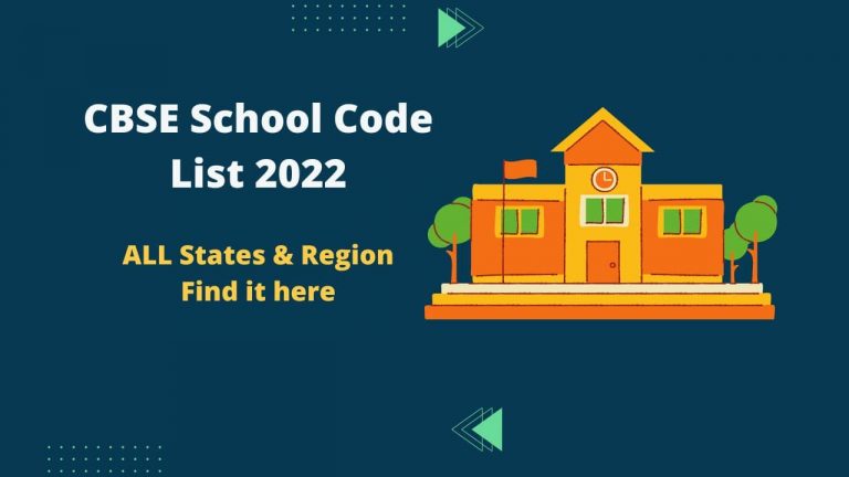 CBSE School Code List 2022